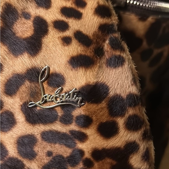 Christian louboutin pony hair leopard print bag - Picture 9 of 9